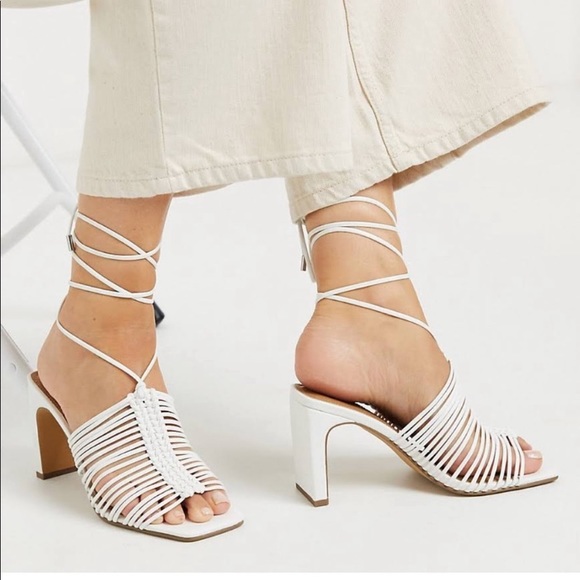ASOS Shoes - NEED!!! ASOS White strappy sandals